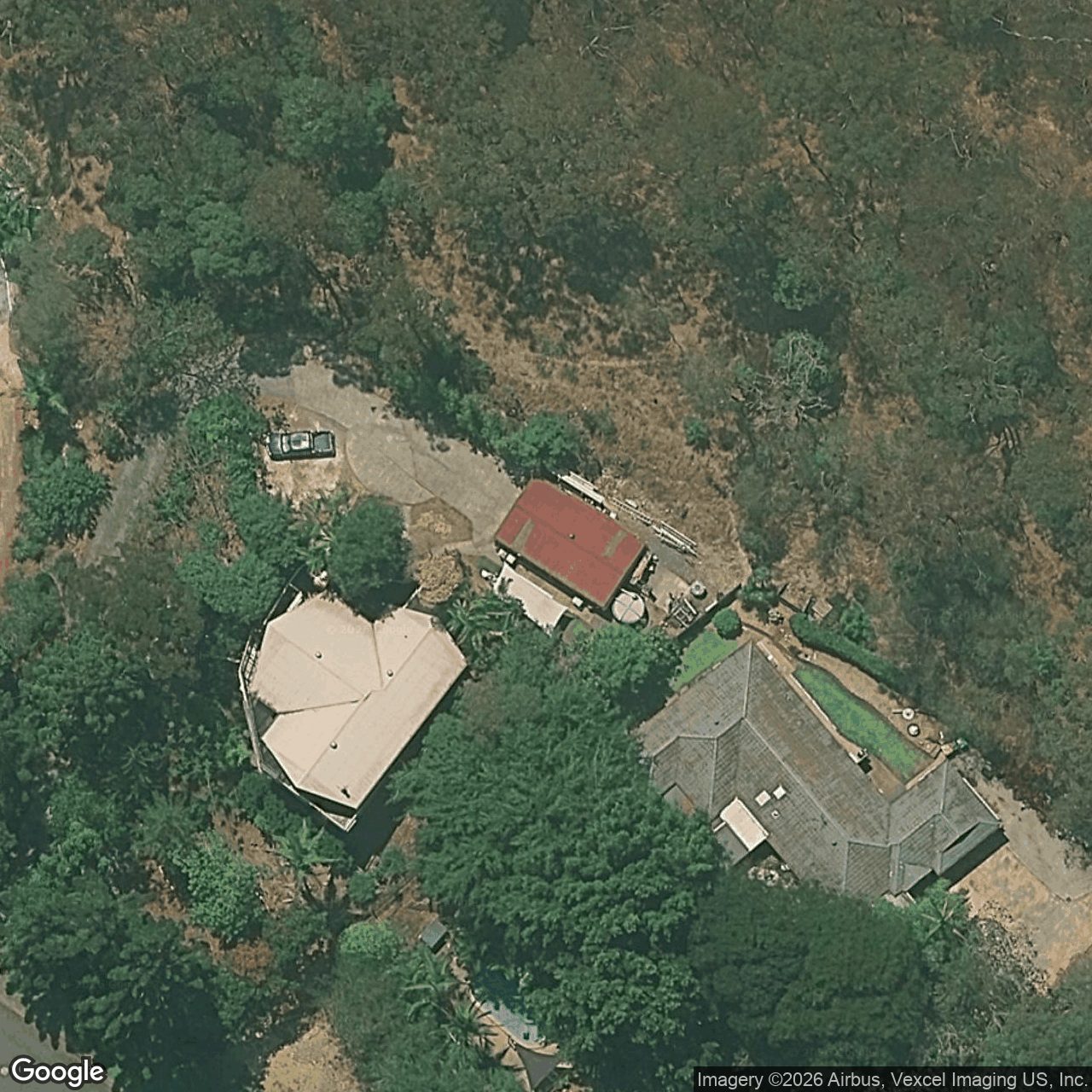 Aerial view of 120 Valley Drive, Tallebudgera QLD 4228