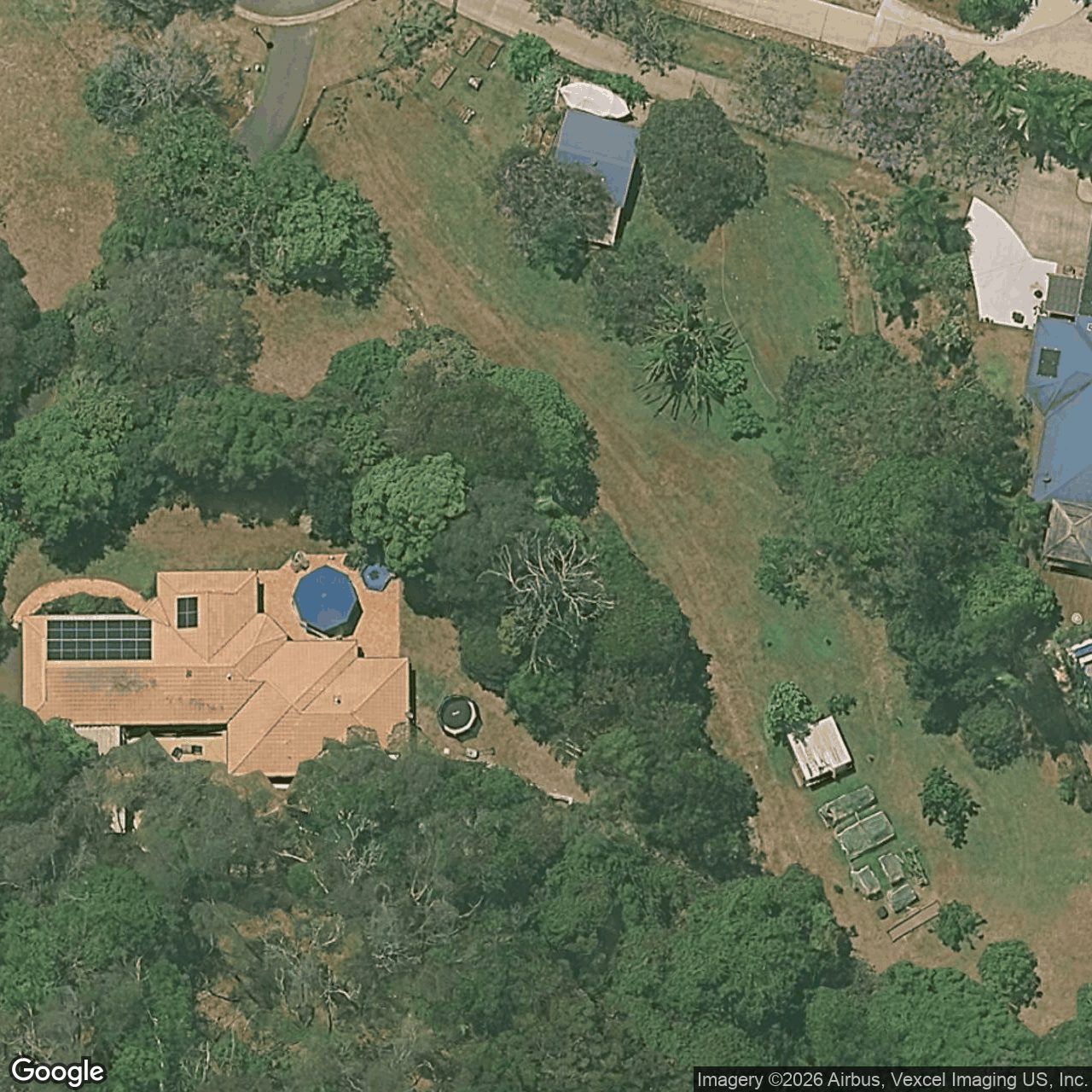 Aerial view of 127 Valley Drive, Tallebudgera QLD 4228