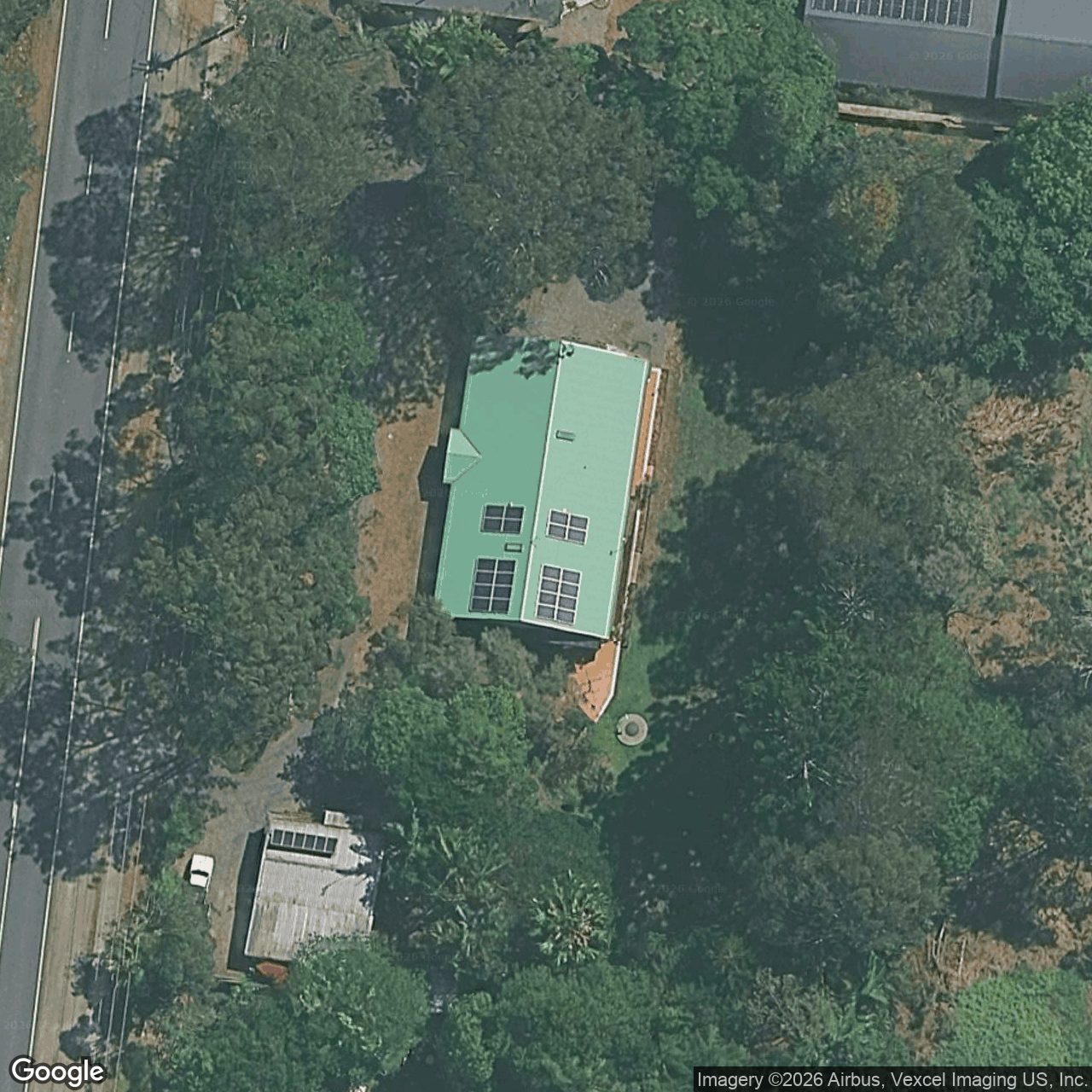 Aerial view of 66 Tallebudgera Creek Road, Tallebudgera QLD 4228