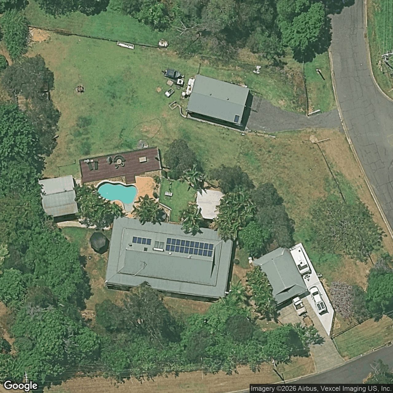 Aerial view of 1 Bodalla Place, Tallebudgera QLD 4228