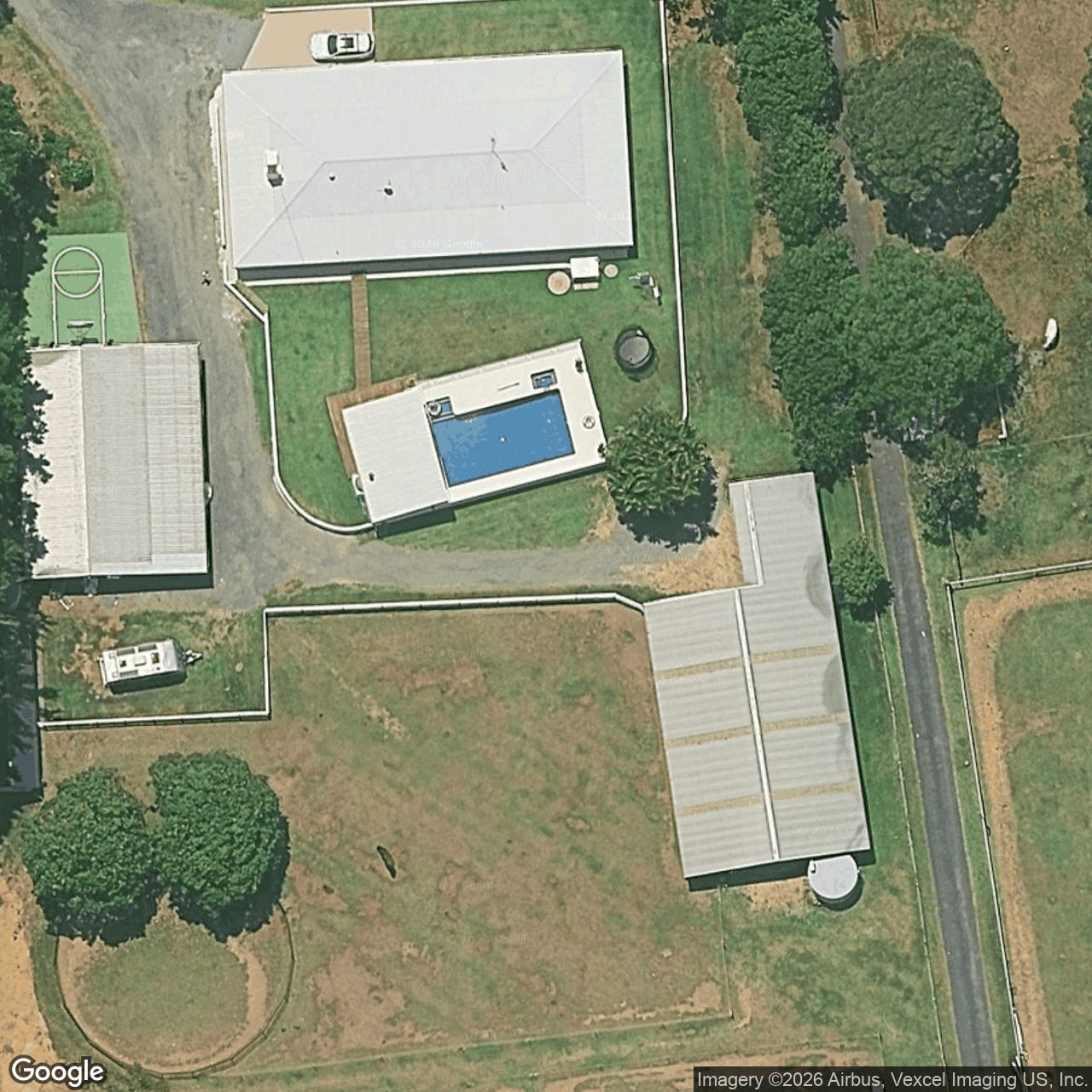 Aerial view of 65 Andrews Road, Tallebudgera QLD 4228