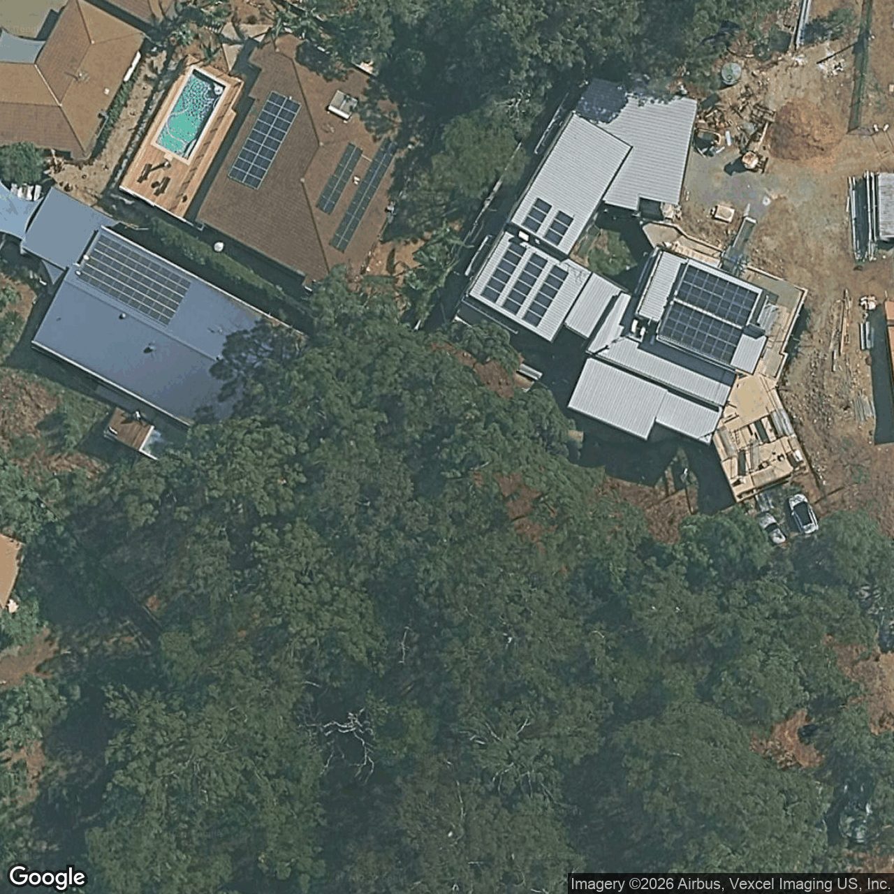 Aerial view of 10 Fenton Drive, Tallebudgera QLD 4228