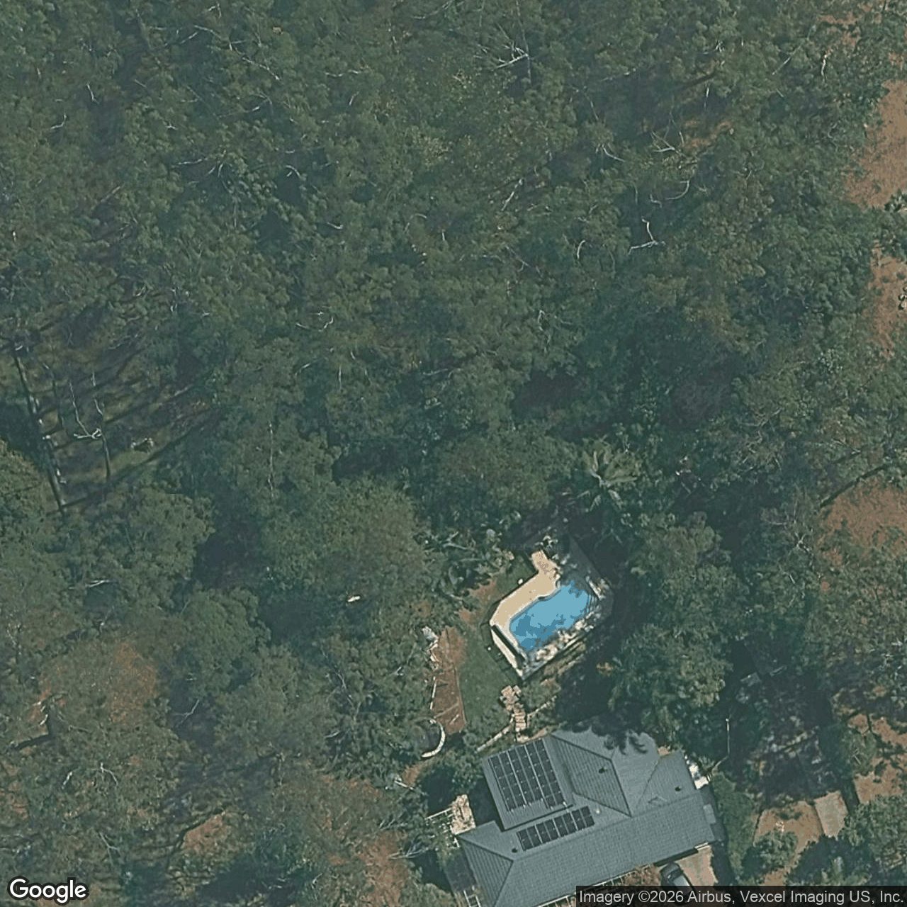 Aerial view of 44 Fenton Drive, Tallebudgera QLD 4228