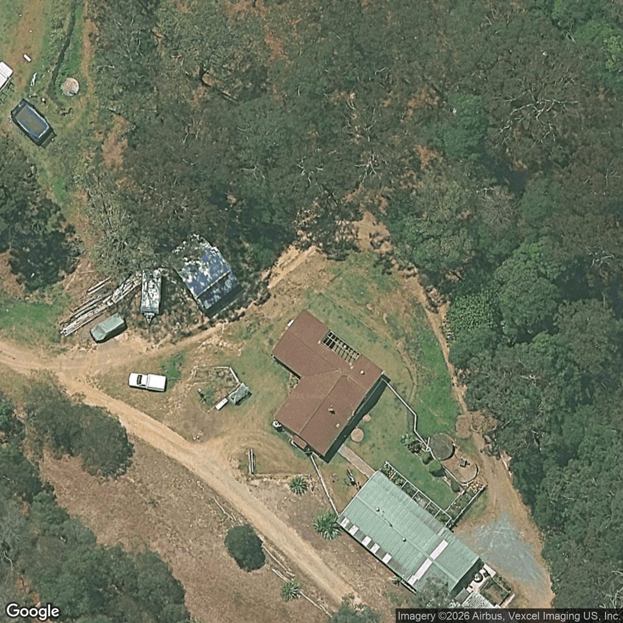Aerial view of 243 Trees Road, Tallebudgera QLD 4228
