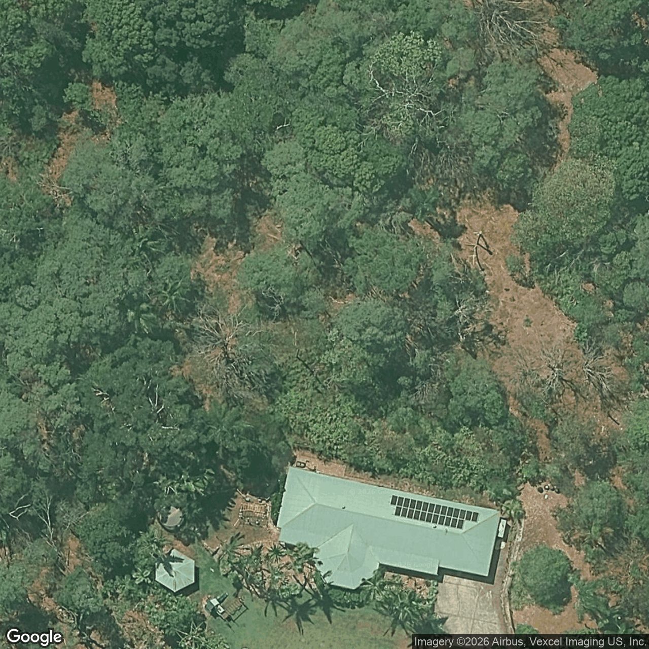 Aerial view of 6 Fresco Court, Tallebudgera Valley QLD 4228