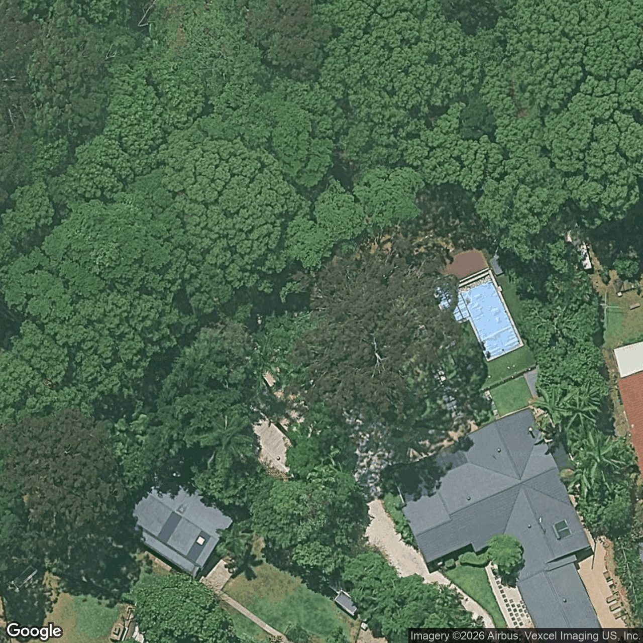 Aerial view of 18 Camphorlaurel Court, Tallebudgera Valley QLD 4228