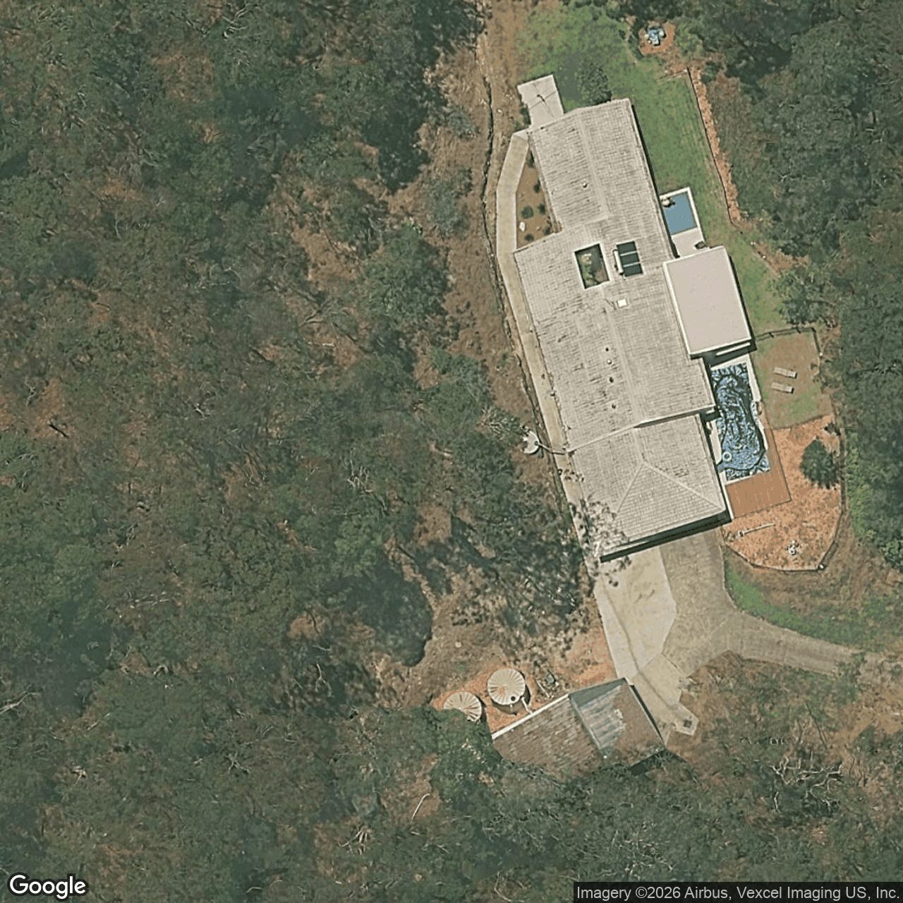 Aerial view of 574 Tallebudgera Creek Road, Tallebudgera Valley QLD 4228