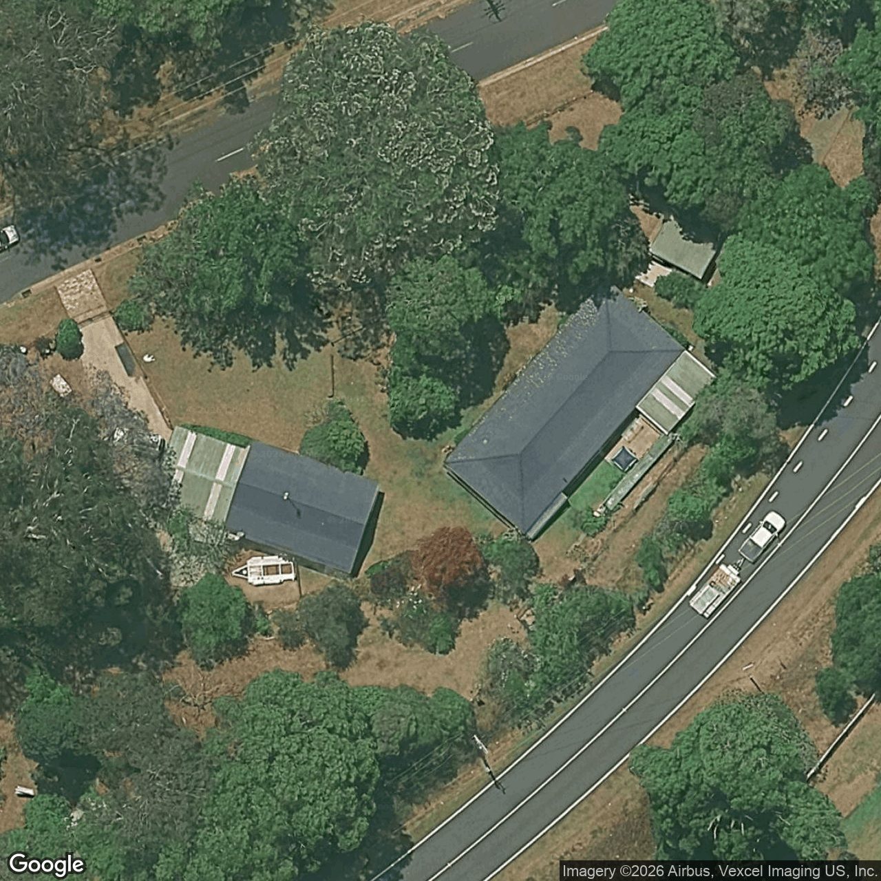Aerial view of 478 Tallebudgera Creek Road, Tallebudgera Valley QLD 4228