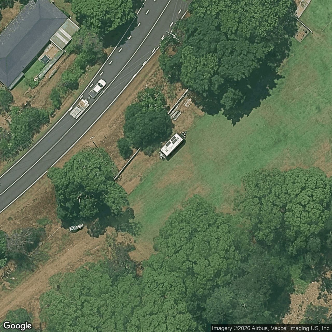 Aerial view of 477 Tallebudgera Creek Road, Tallebudgera Valley QLD 4228