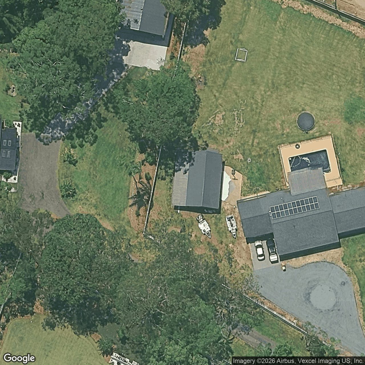 Aerial view of 432 Tallebudgera Creek Road, Tallebudgera Valley QLD 4228