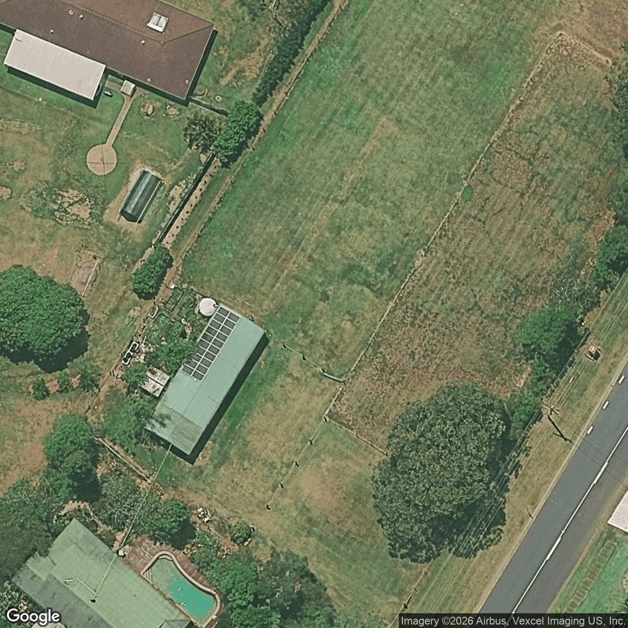 Aerial view of 454 Tallebudgera Creek Road, Tallebudgera Valley QLD 4228