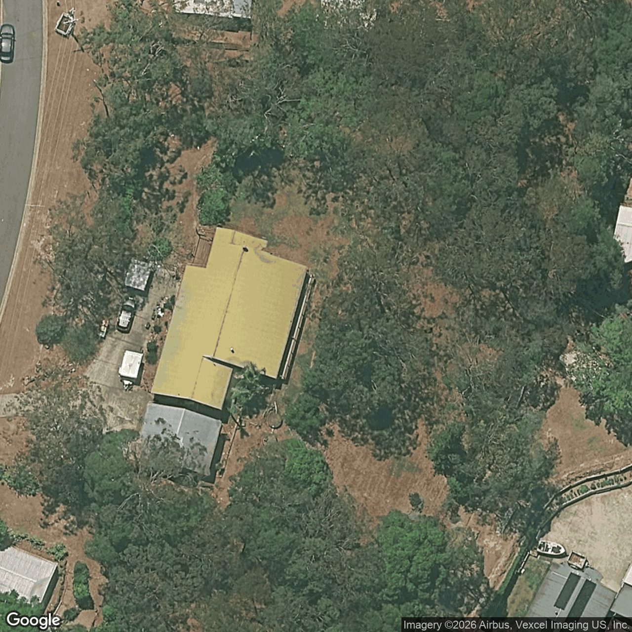 Aerial view of 5 Wednesday Drive, Tallebudgera Valley QLD 4228