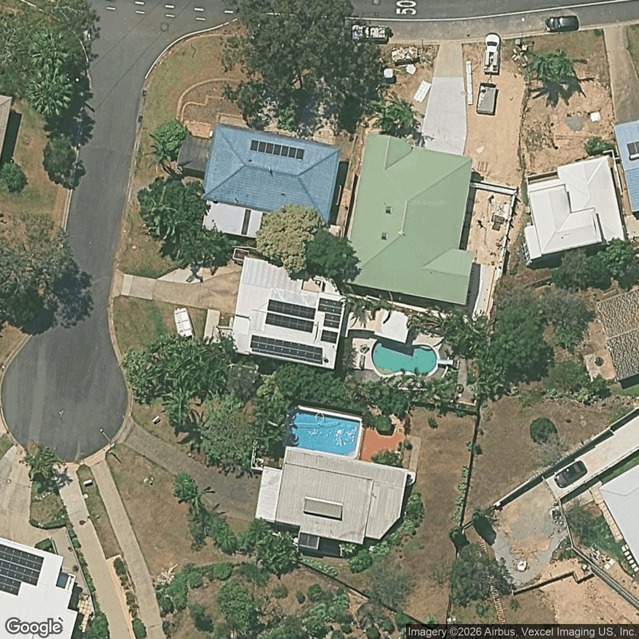 Aerial view of 2A Cangella Court, Tugun QLD 4224