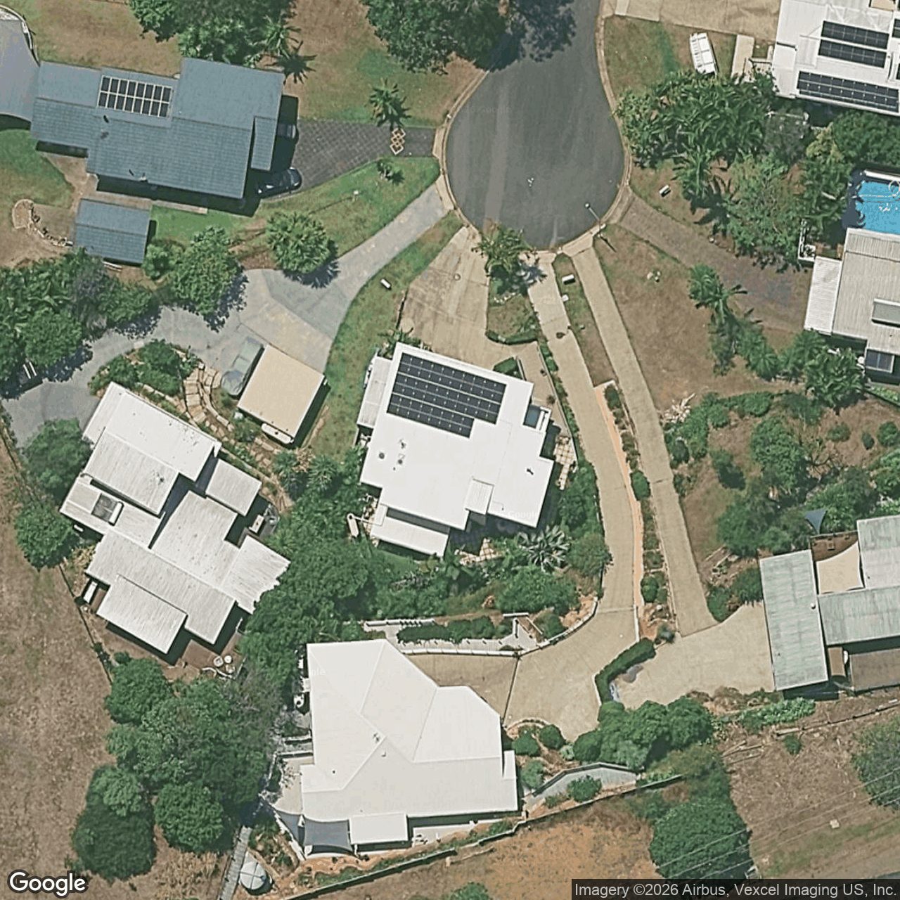 Aerial view of 7 Cangella Court, Tugun QLD 4224