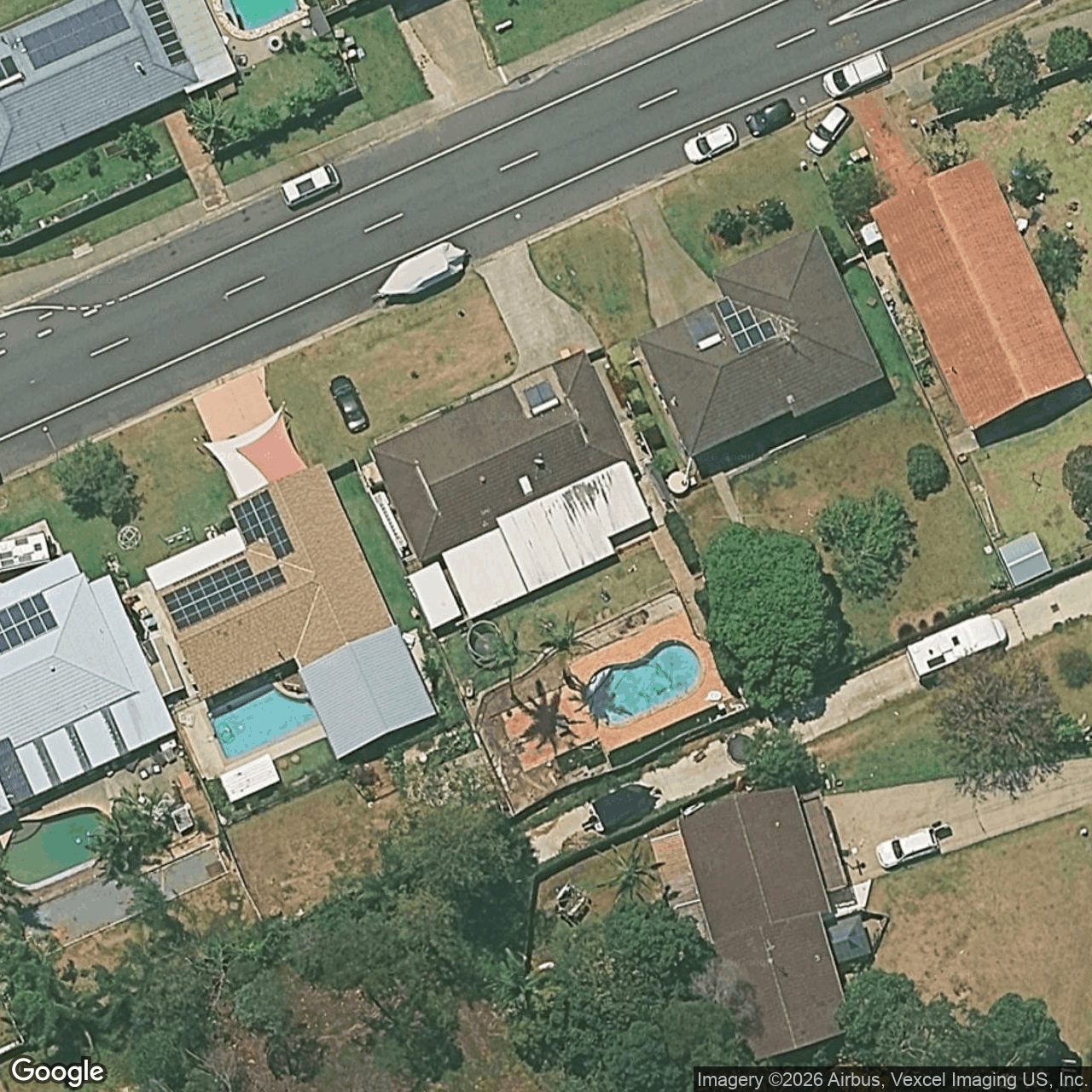 Aerial view of 26 Mirreen Drive, Tugun QLD 4224