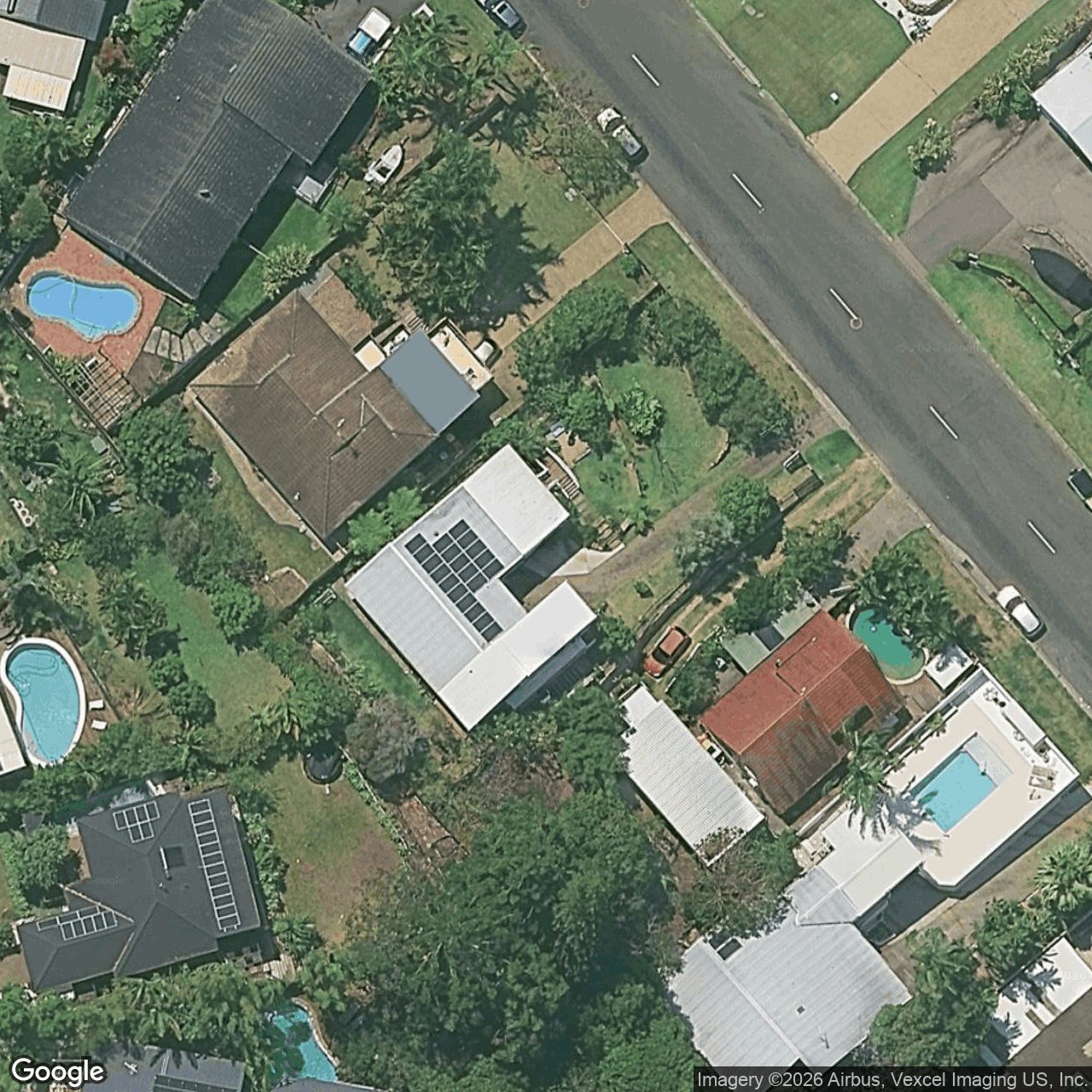 Aerial view of 12 Alinjarra Drive, Tugun QLD 4224