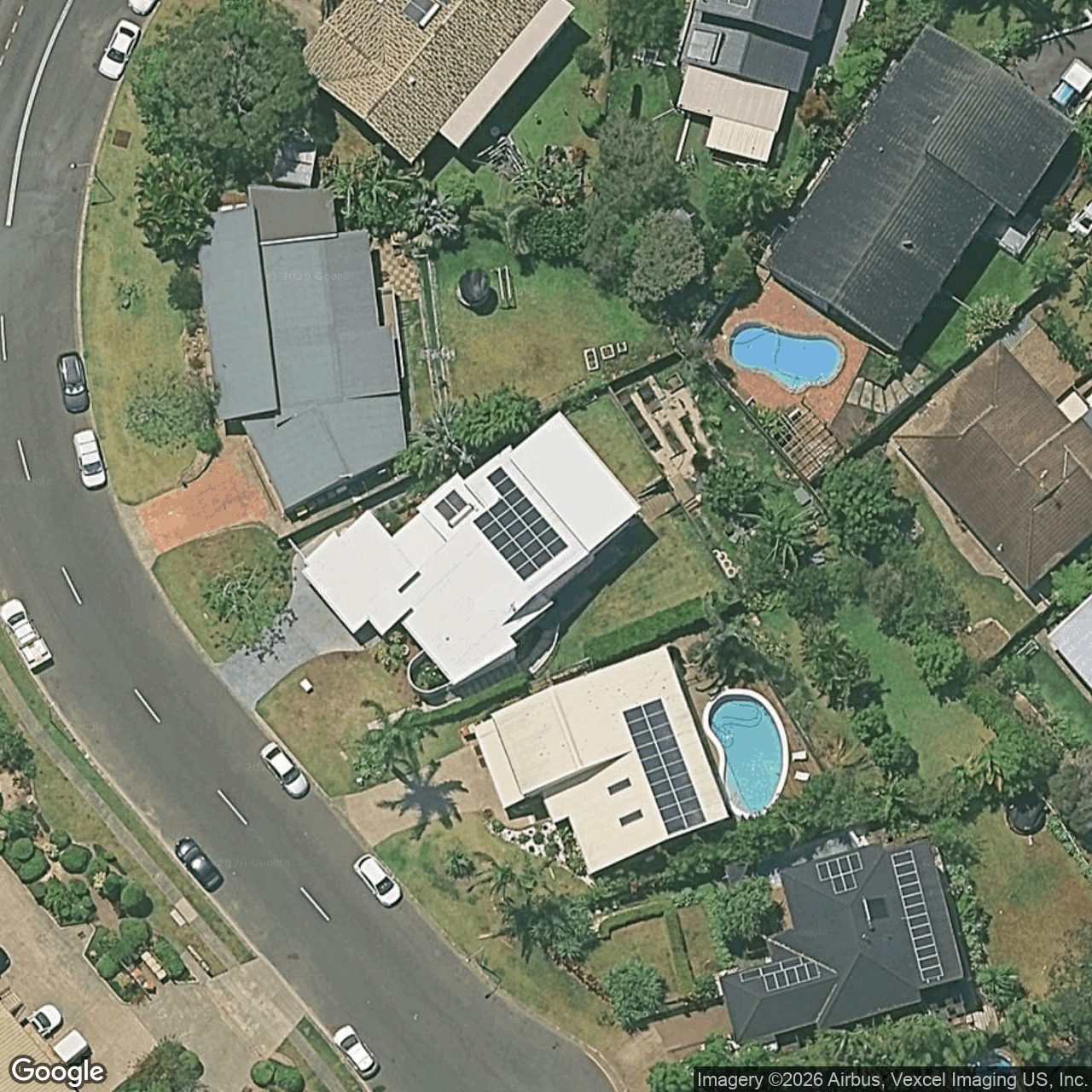 Aerial view of 24 Alinjarra Drive, Tugun QLD 4224