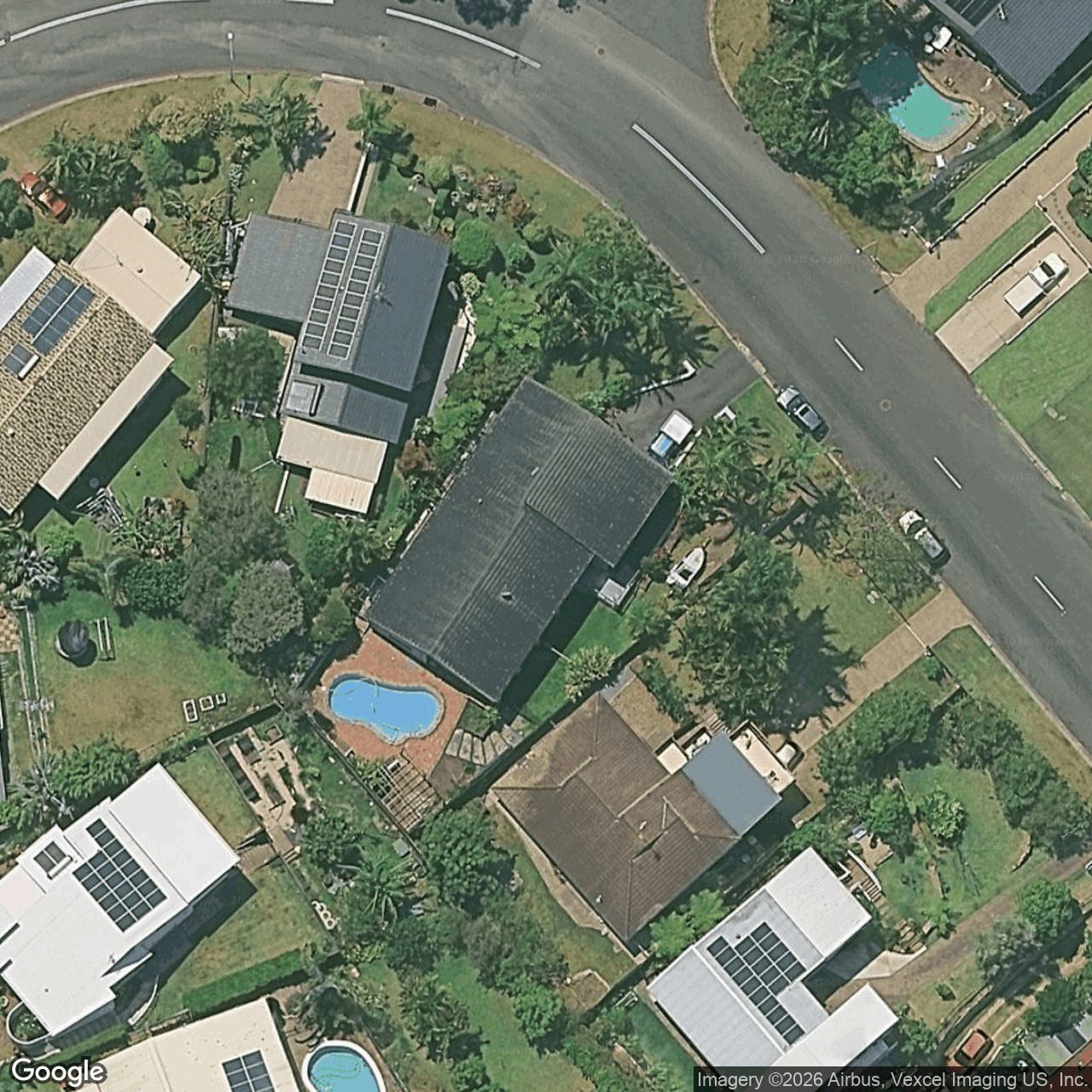 Aerial view of 16 Alinjarra Drive, Tugun QLD 4224