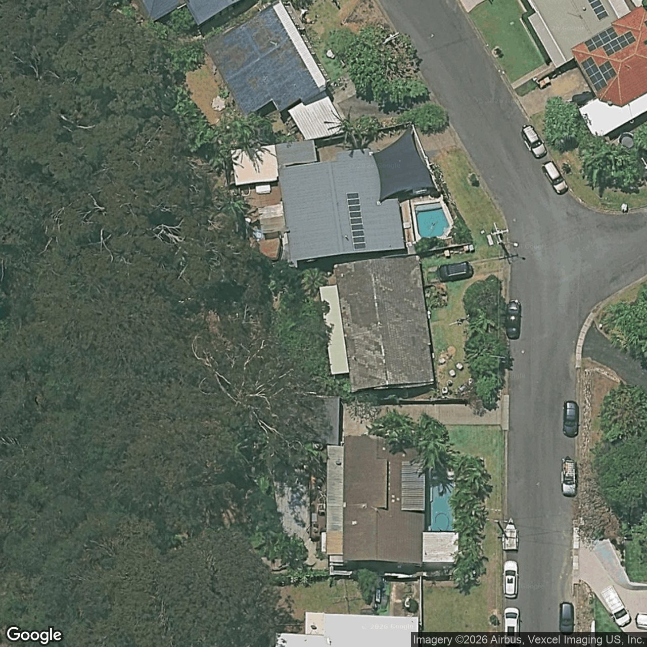 Aerial view of 13 Blamey Drive, Tugun QLD 4224