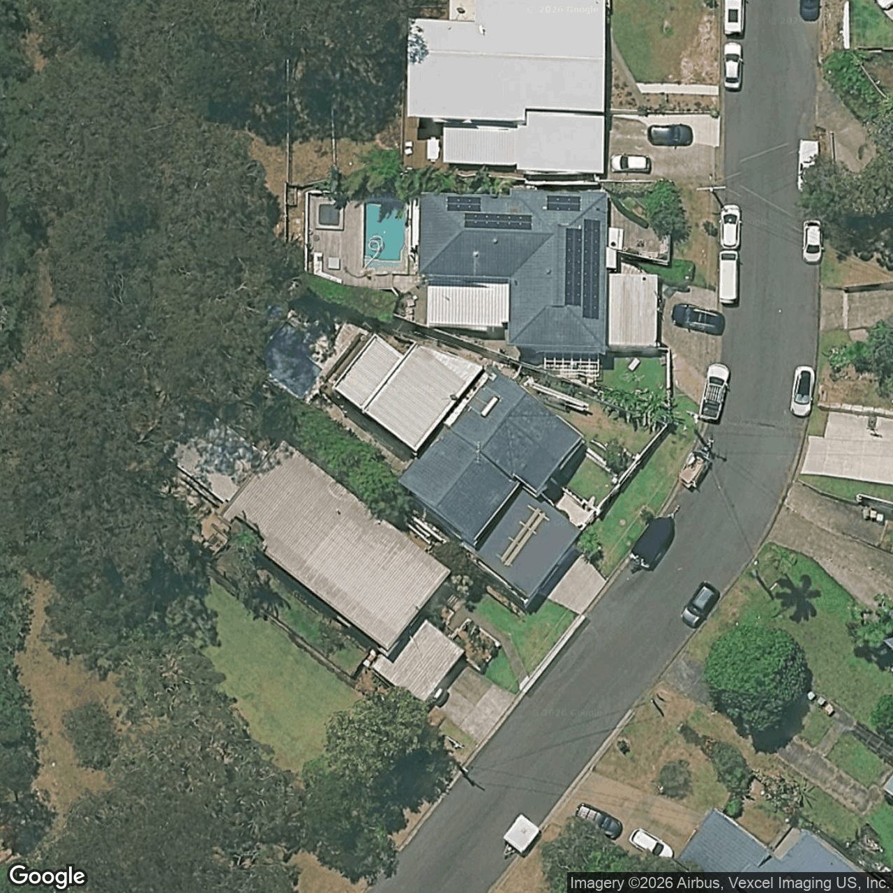 Aerial view of 23 Blamey Drive, Tugun QLD 4224