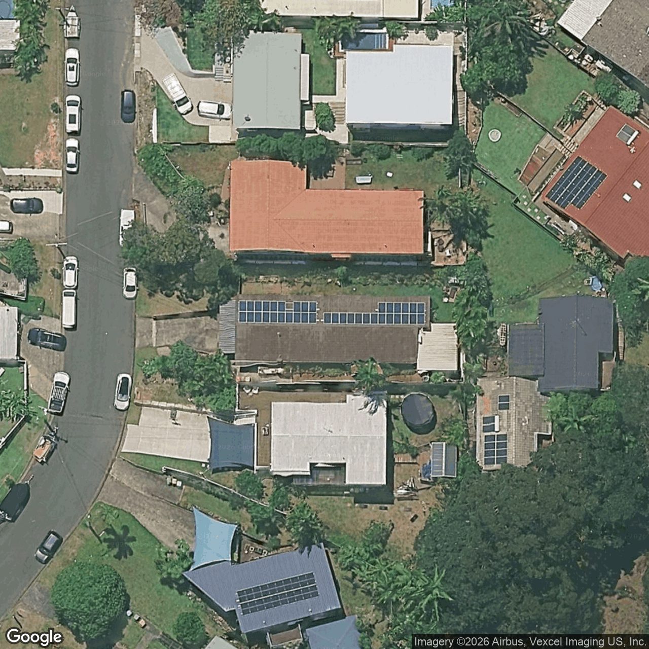 Aerial view of 20 Blamey Drive, Tugun QLD 4224