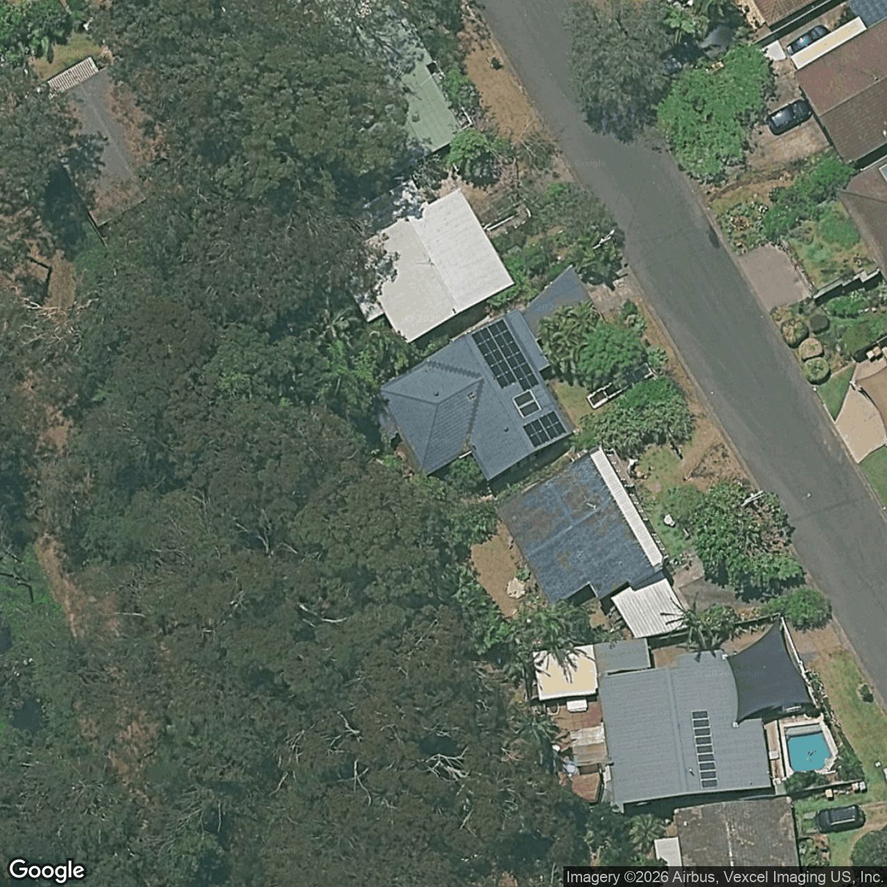 Aerial view of 7 Blamey Drive, Tugun QLD 4224