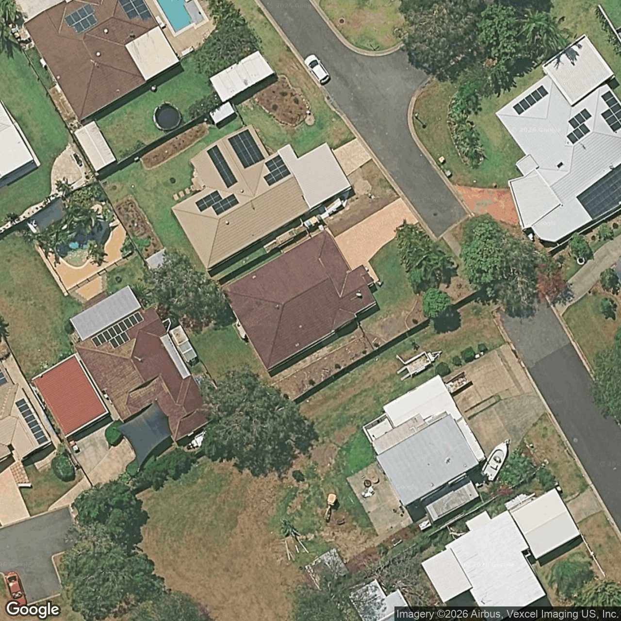 Aerial view of 5 Lynx Lane, Tugun QLD 4224