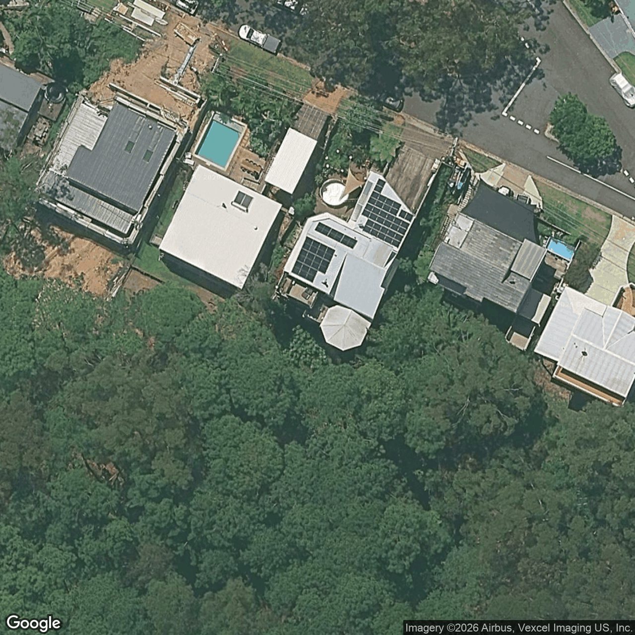 Aerial view of 22 Alkira Street, Tugun QLD 4224