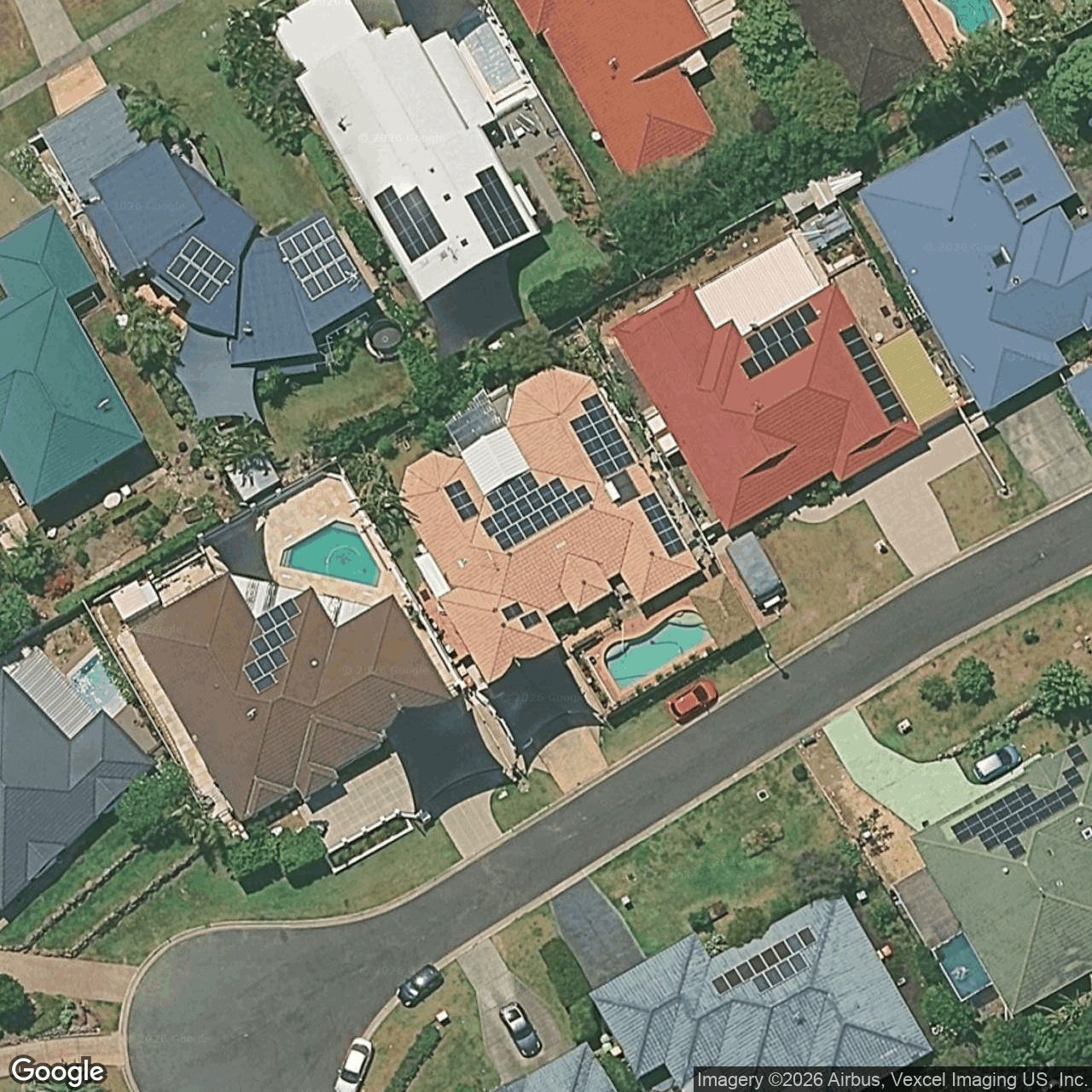 Aerial view of 9 Castle Court, Tugun QLD 4224