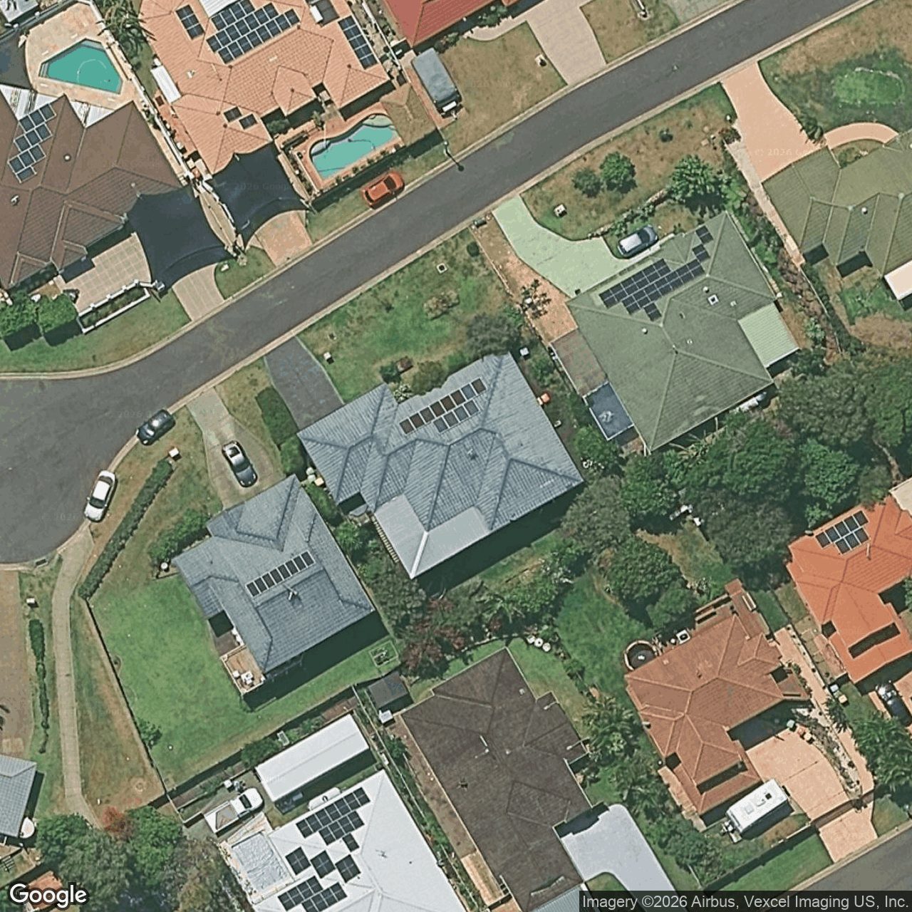 Aerial view of 12 Castle Court, Tugun QLD 4224