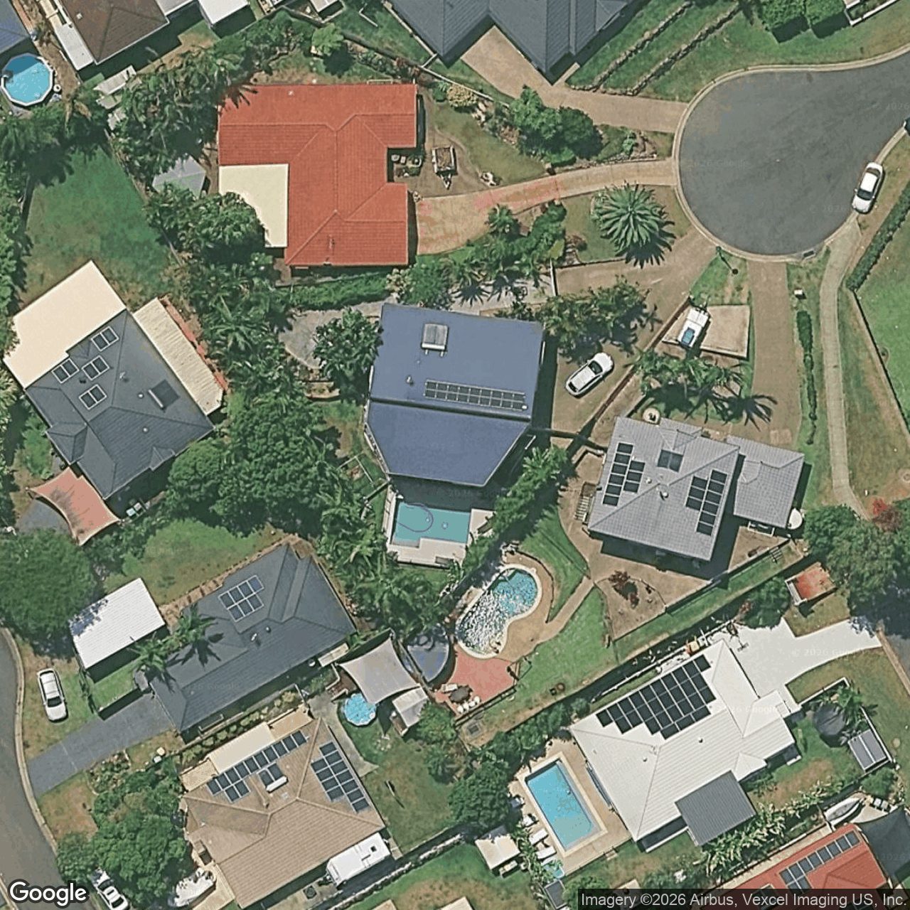 Aerial view of 18 Castle Court, Tugun QLD 4224
