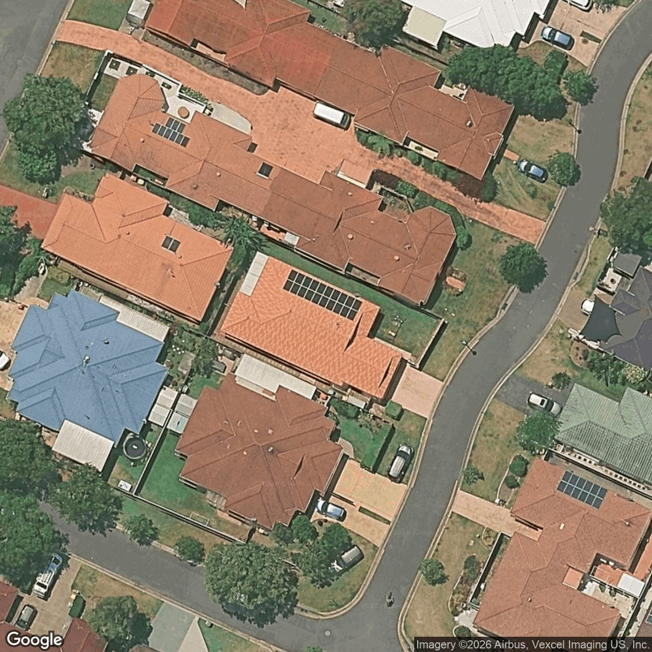 Aerial view of 9 Rosewater Crescent, Tugun QLD 4224