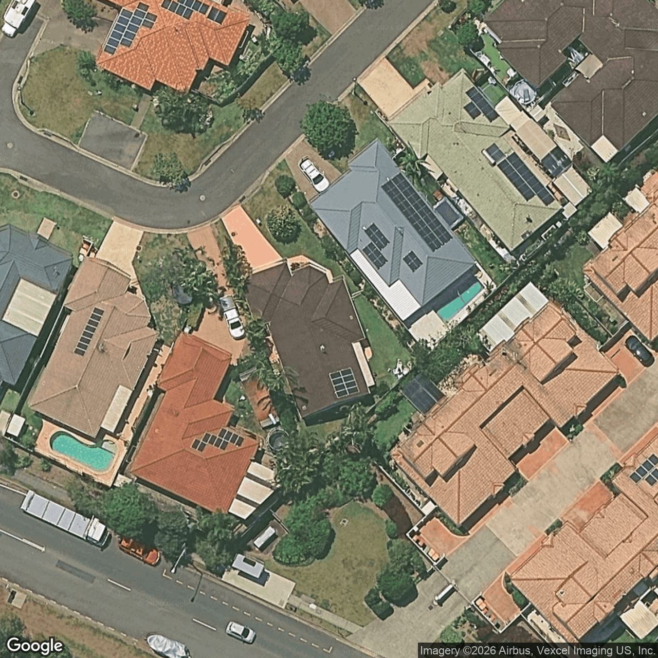 Aerial view of 22 Starfish Crescent, Tugun QLD 4224