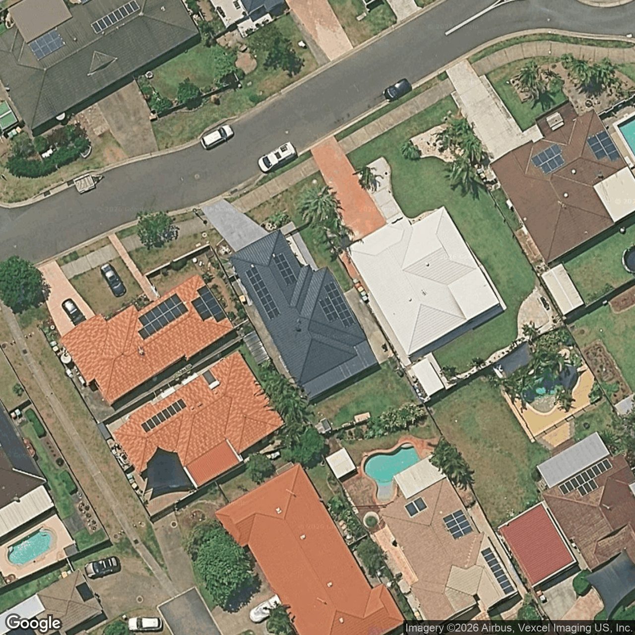 Aerial view of 20 Mulberry Parade, Tugun QLD 4224