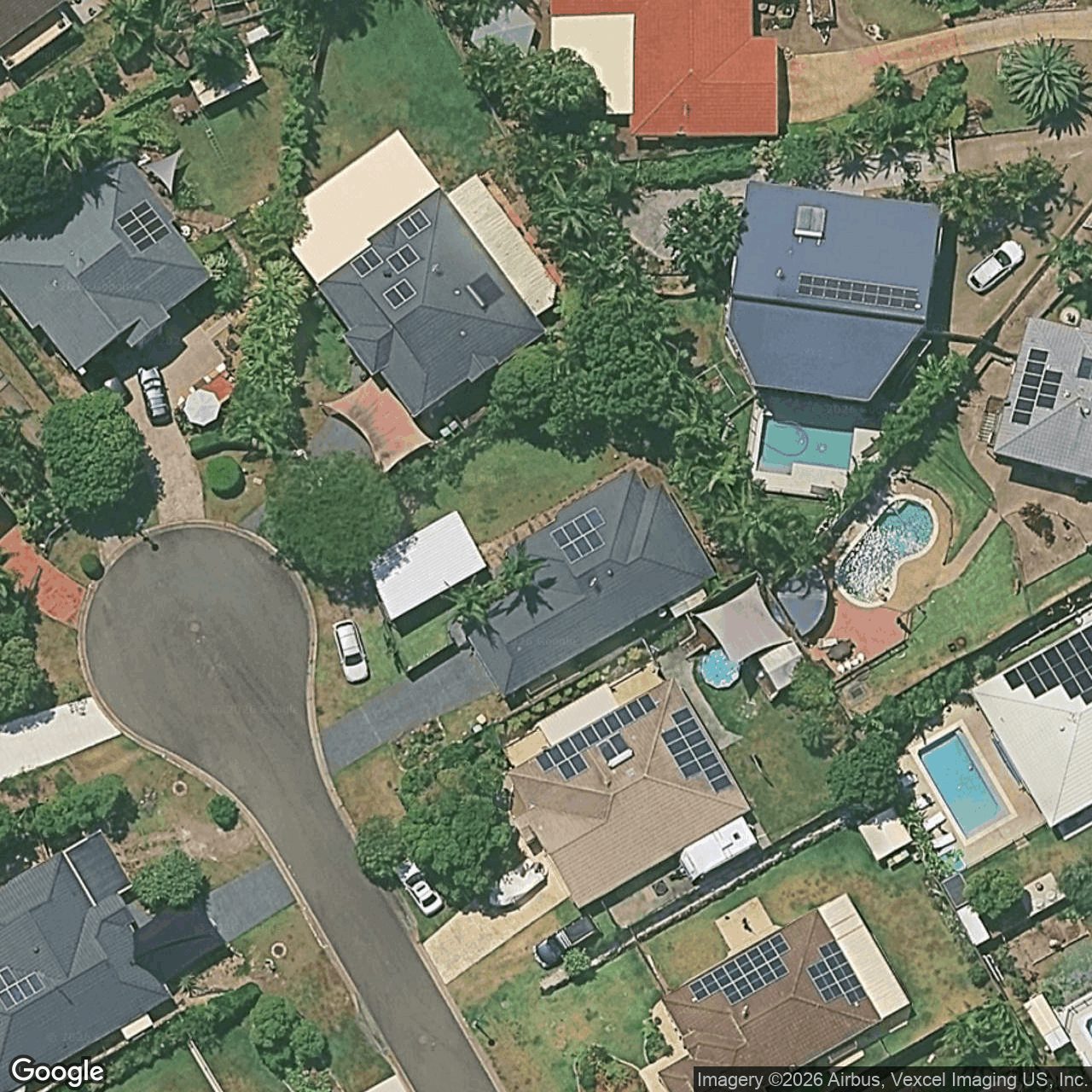 Aerial view of 15 Armina Court, Tugun QLD 4224