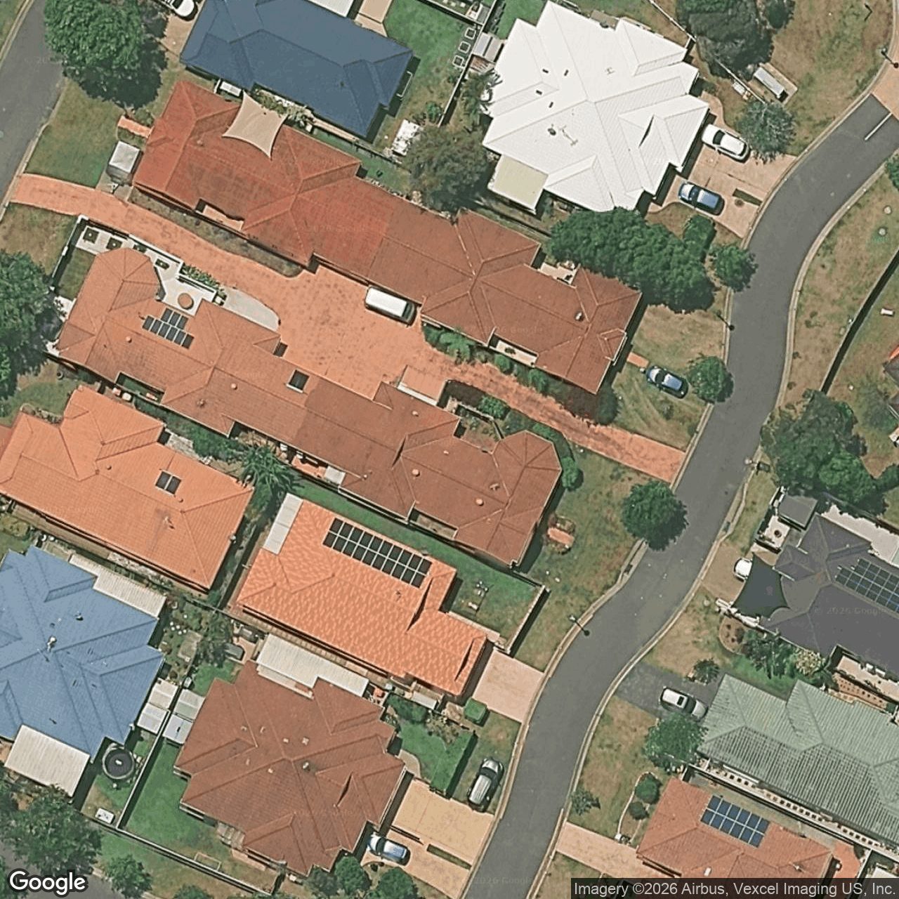 Aerial view of 7 Rosewater Crescent, Tugun QLD 4224