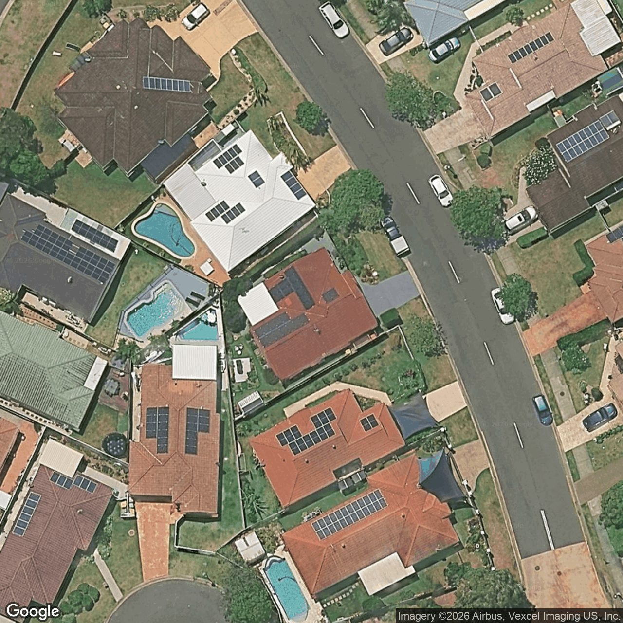 Aerial view of 16 Triton Parade, Tugun QLD 4224