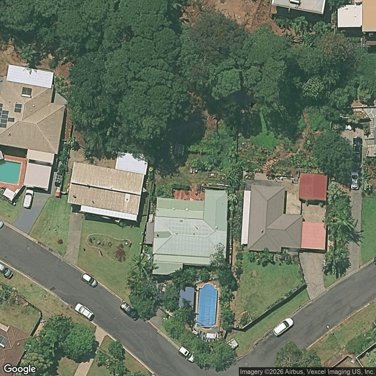 Aerial view of 14 Wickham Crescent, Tugun QLD 4224