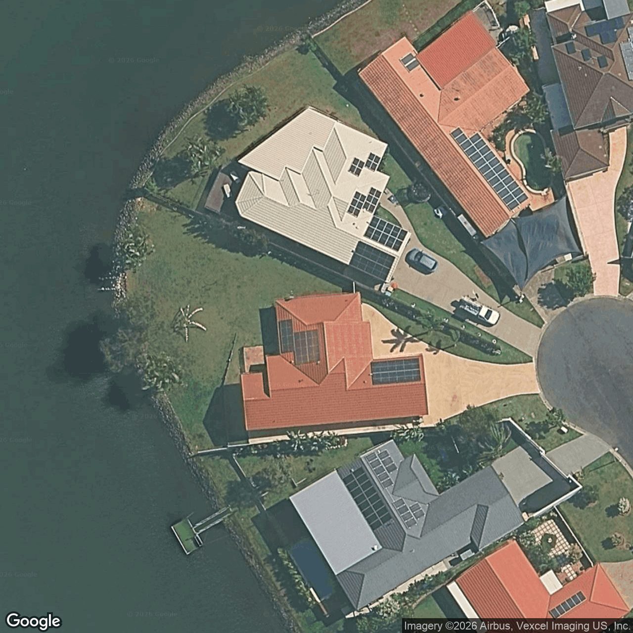 Aerial view of 24 Placid Court, Varsity Lakes QLD 4227