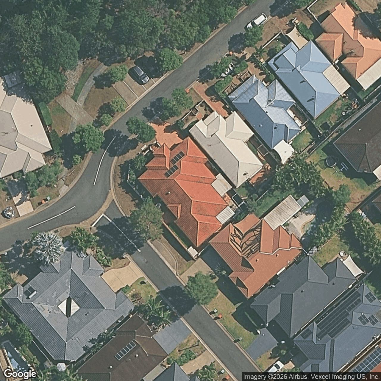 Aerial view of 16 Ranier Crescent, Varsity Lakes QLD 4227