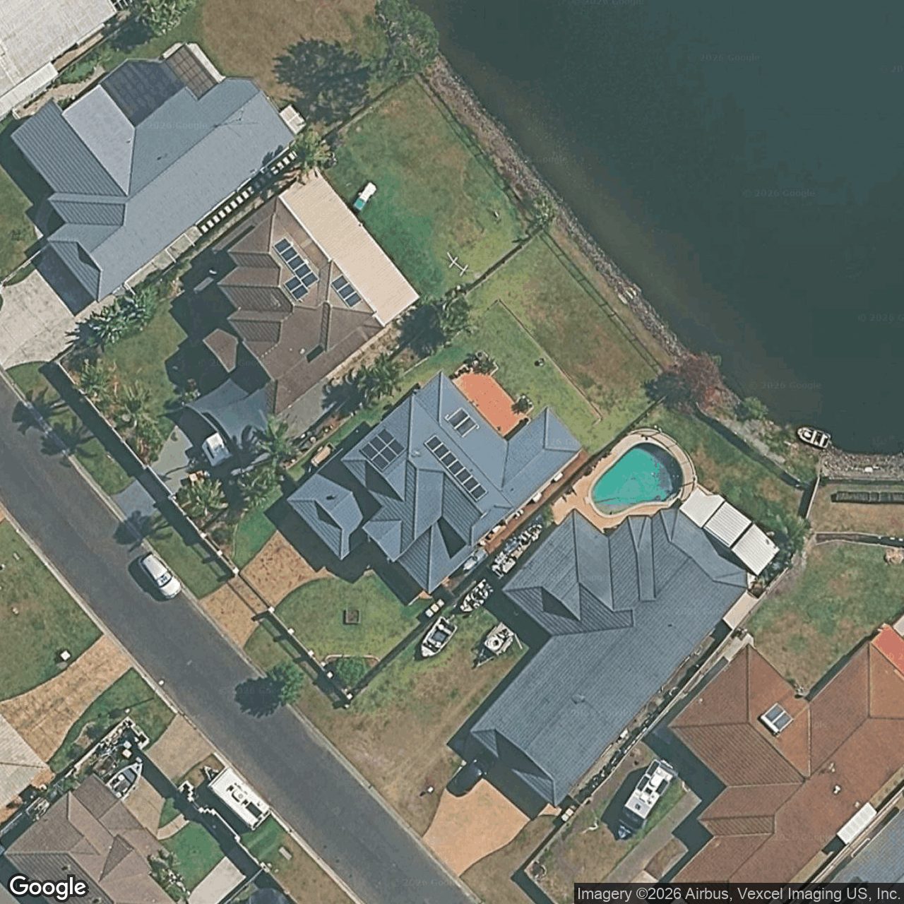 Aerial view of 7 Placid Court, Varsity Lakes QLD 4227