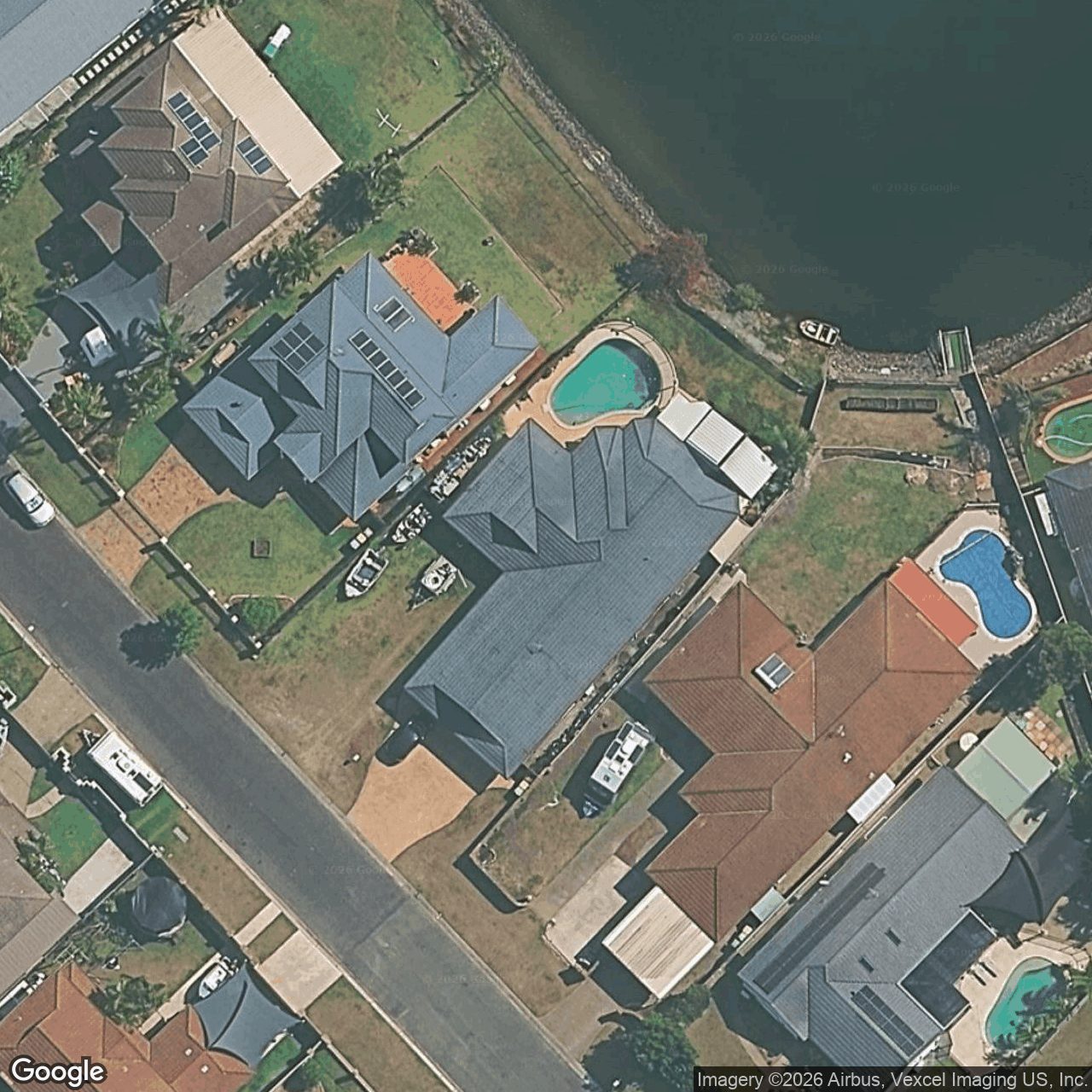 Aerial view of 5 Placid Court, Varsity Lakes QLD 4227