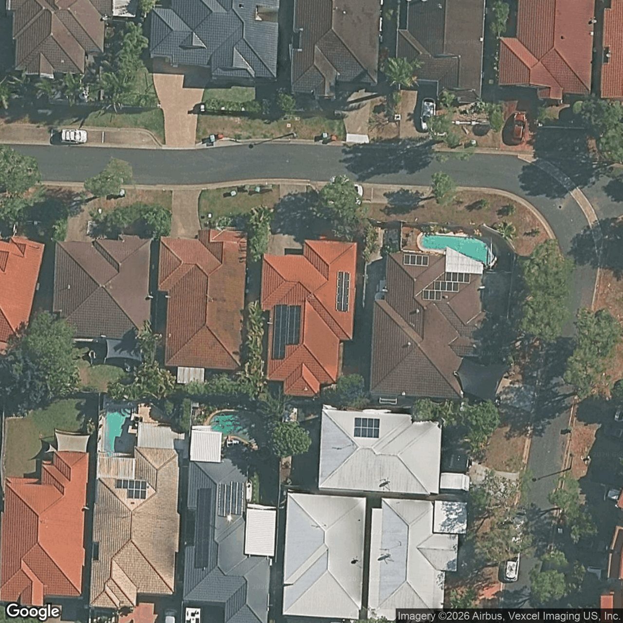 Aerial view of 7 Mulgrave Crescent, Varsity Lakes QLD 4227
