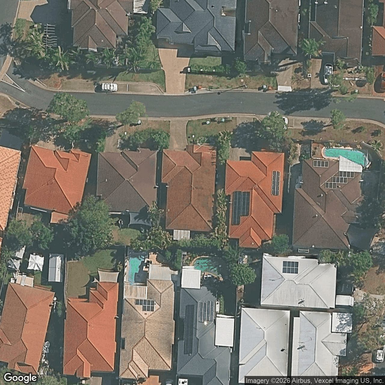 Aerial view of 5 Mulgrave Crescent, Varsity Lakes QLD 4227