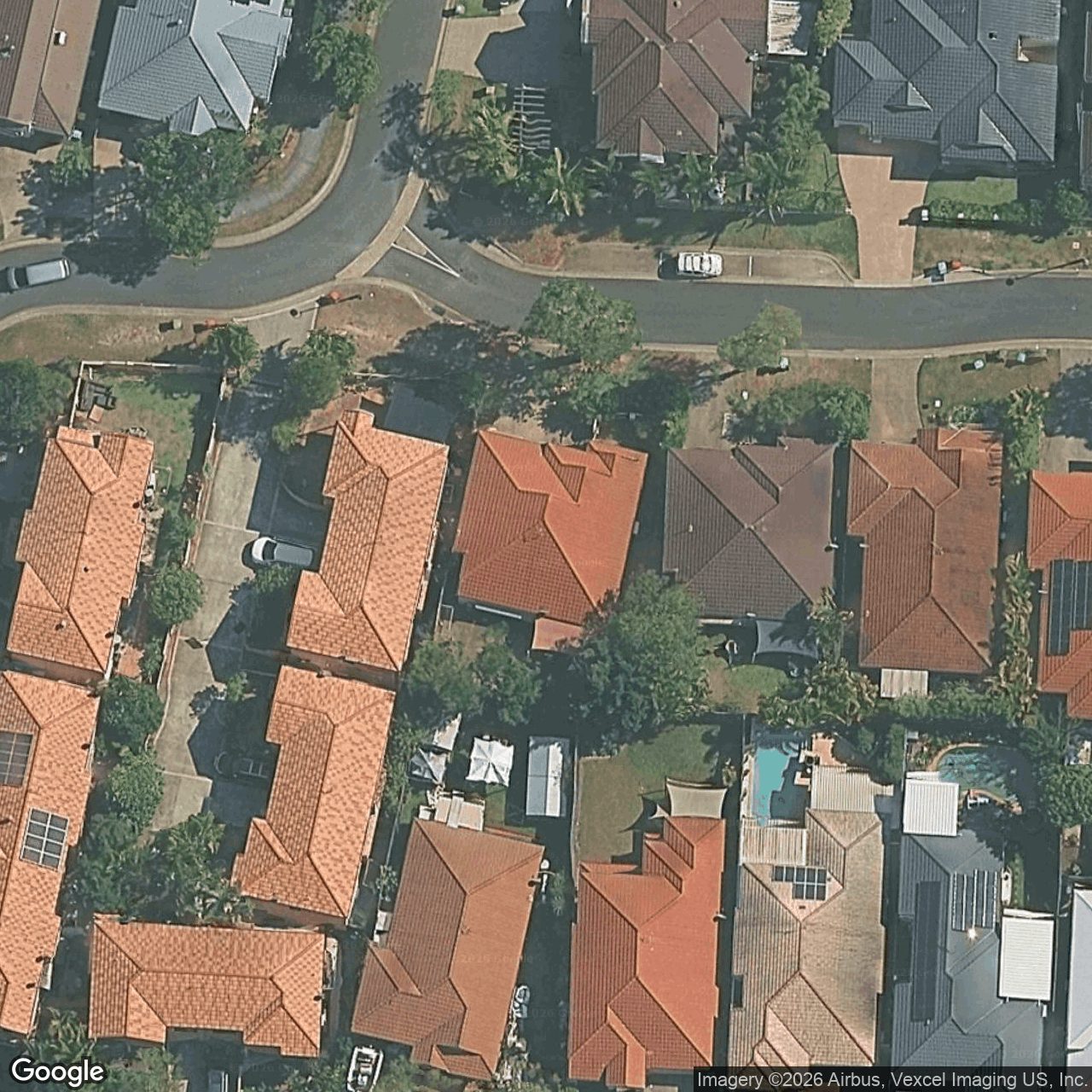 Aerial view of 1 Mulgrave Crescent, Varsity Lakes QLD 4227