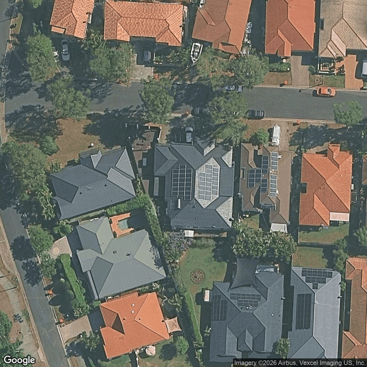 Aerial view of 32 Mulgrave Crescent, Varsity Lakes QLD 4227