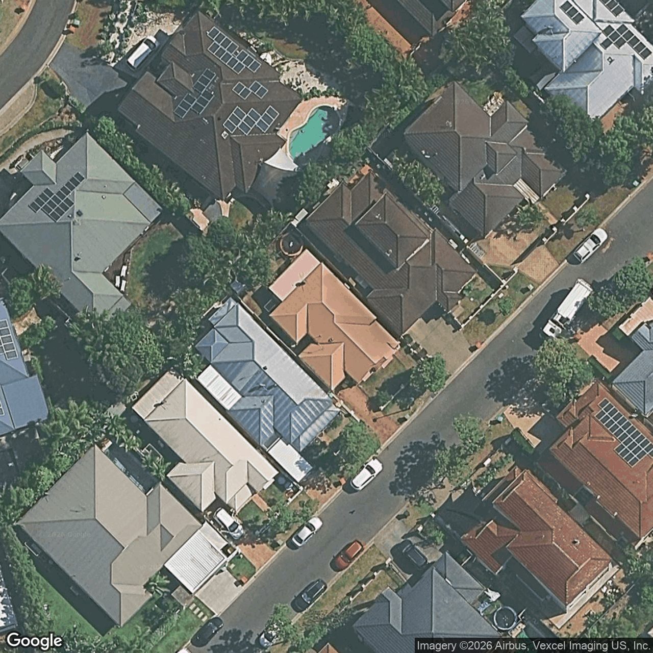 Aerial view of 7 Blue Ridge Crescent, Varsity Lakes QLD 4227
