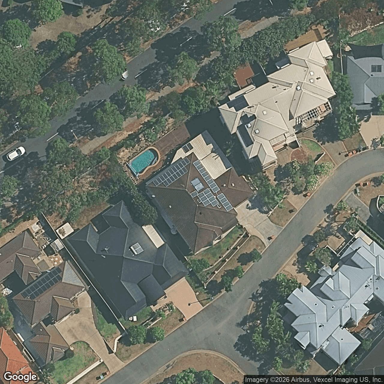 Aerial view of 13 Winton Terrace, Varsity Lakes QLD 4227