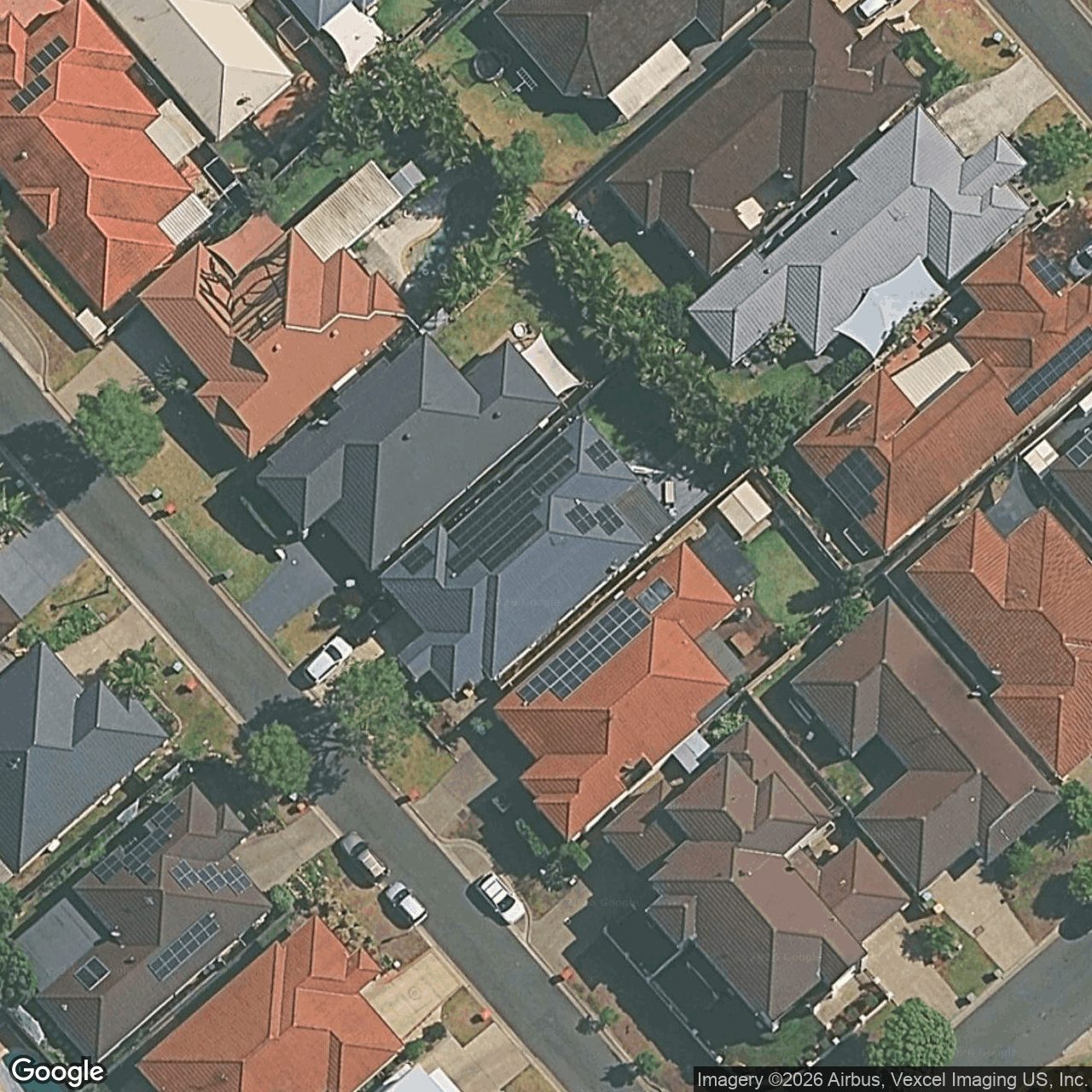 Aerial view of 5 Vinson Drive, Varsity Lakes QLD 4227