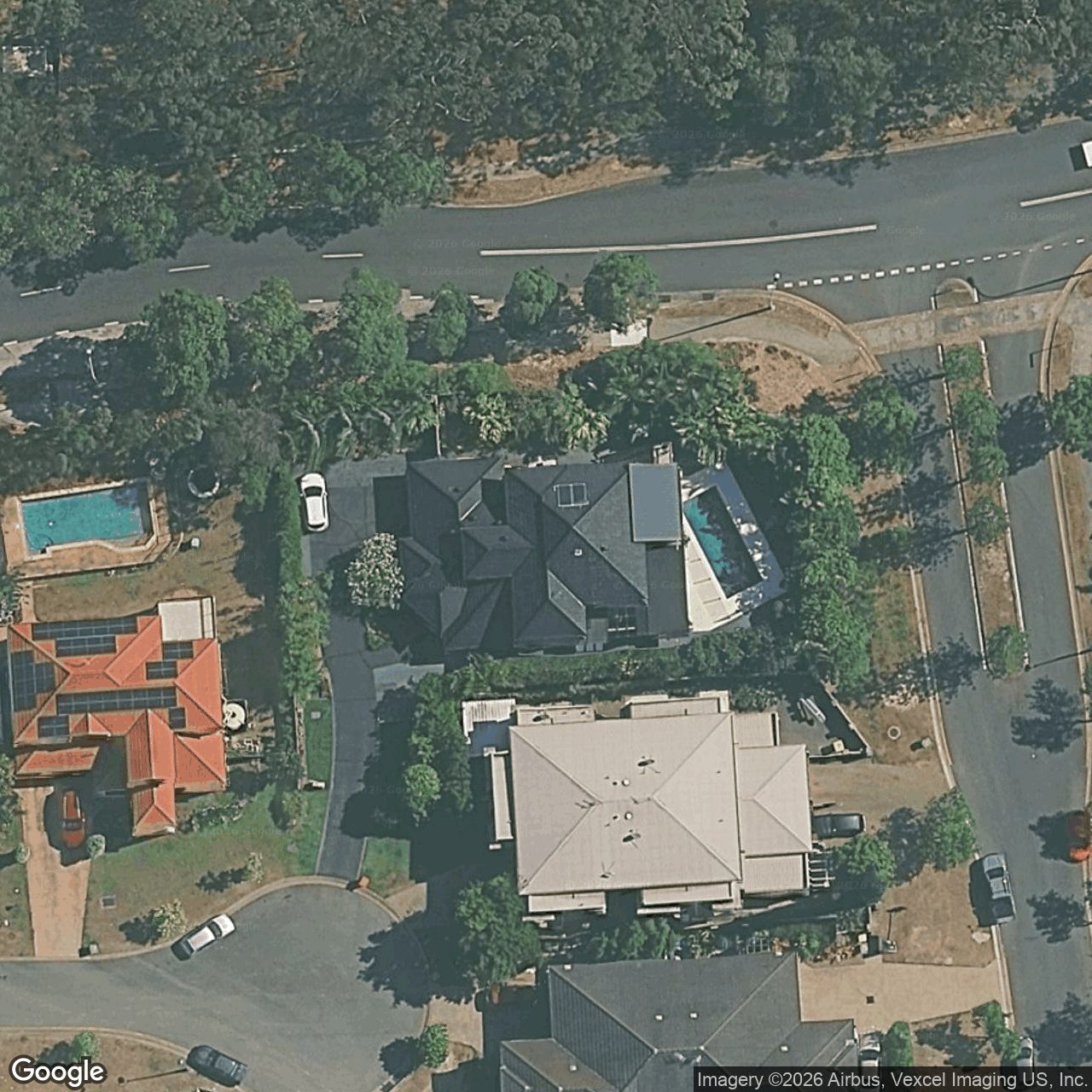 Aerial view of 5 Winton Terrace, Varsity Lakes QLD 4227